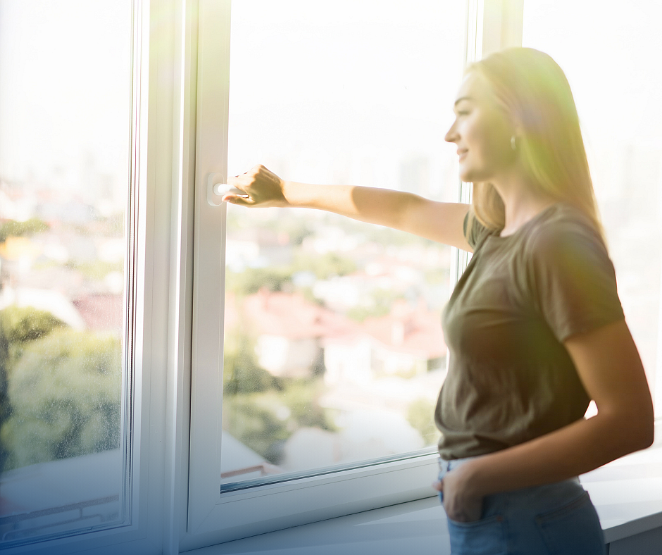 ramen openen, verluchten of ventileren